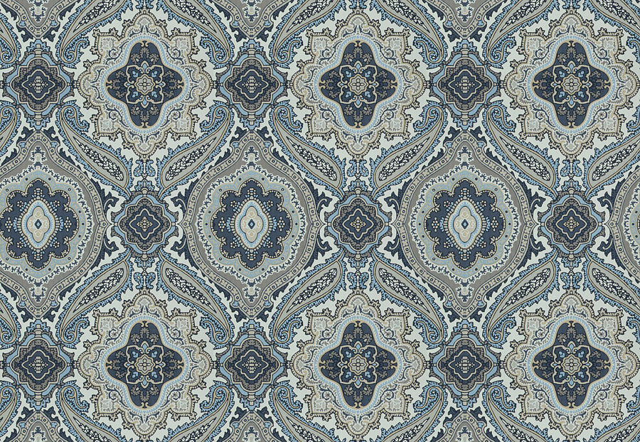 Ткань Fabricut Vignettes Vol.XVI Bluestone Somebody/Slate