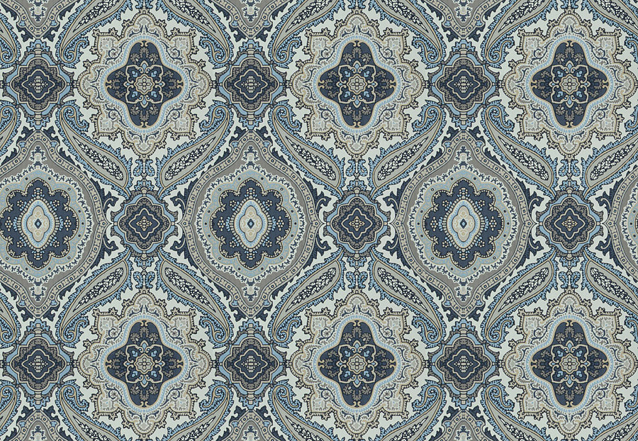Ткань Fabricut Vignettes Vol.XVI Bluestone Somebody/Slate