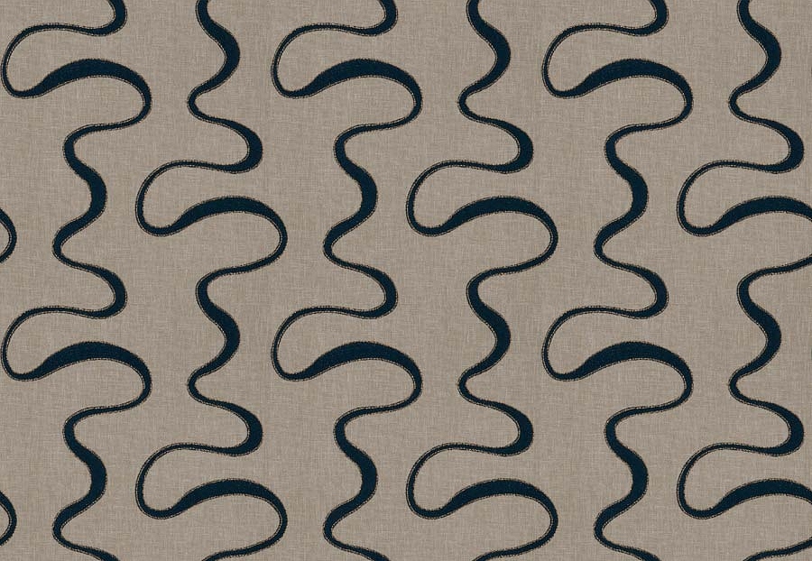 Ткань Fabricut Vignettes Vol.XVI Bluestone Cyclorama/Navy