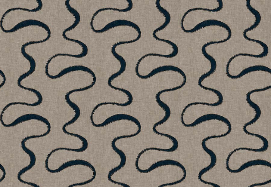 Ткань Fabricut Vignettes Vol.XVI Bluestone Cyclorama/Navy