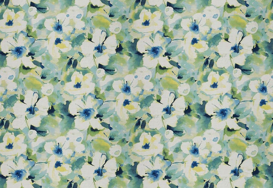 Ткань Fabricut Vignettes Vol.XVI Bluestone Producer floral/Mermaid