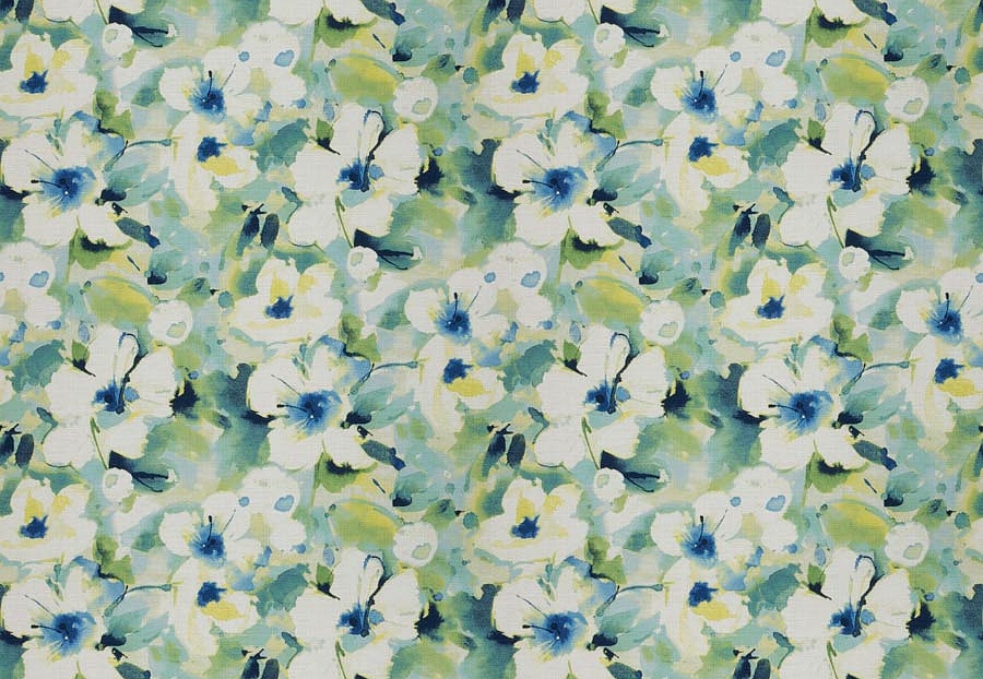 Ткань Fabricut Vignettes Vol.XVI Bluestone Producer floral/Mermaid