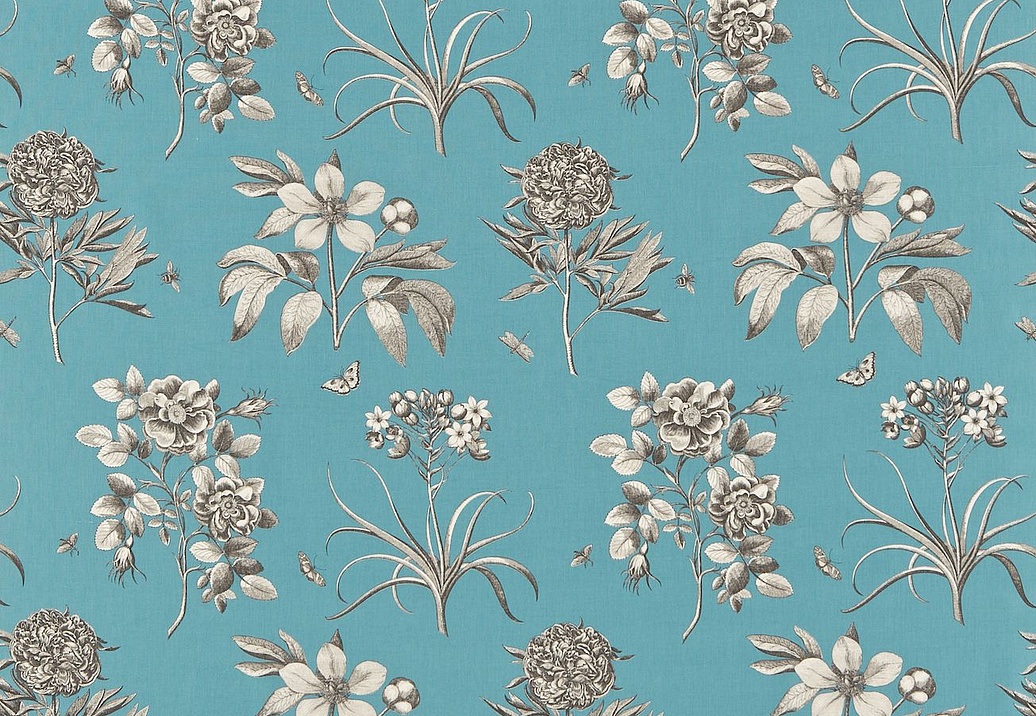 Ткань Sanderson Parchment Flowers DPFPET203