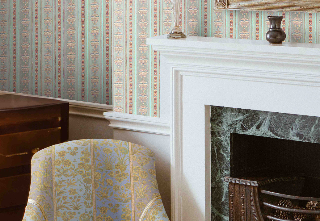 Панно и фотообои Iksel Repeat Design Wallpapers Hindustan Stripe RW313/cs01/Original