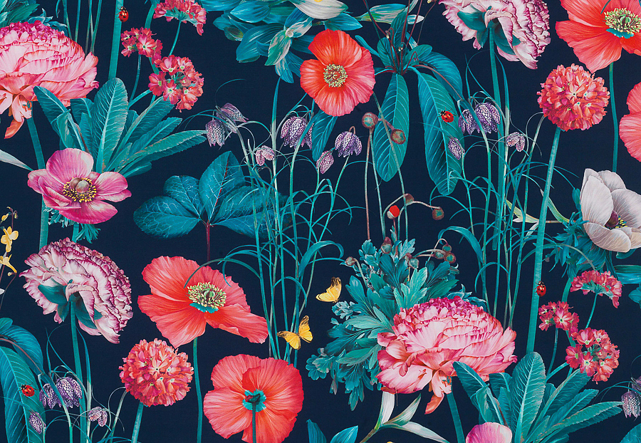 Ткань Osborne & Little Enchanted Gardens F7010/02