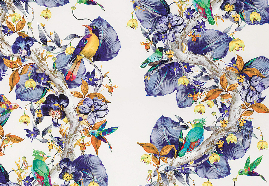 Ткань Osborne & Little Enchanted Gardens F7013/02