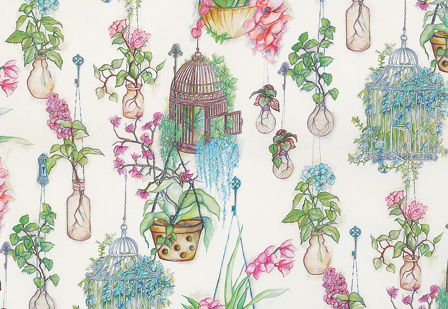 Ткань Osborne & Little Enchanted Gardens F7014/01