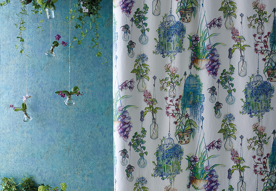 Ткань Osborne & Little Enchanted Gardens F7014/03