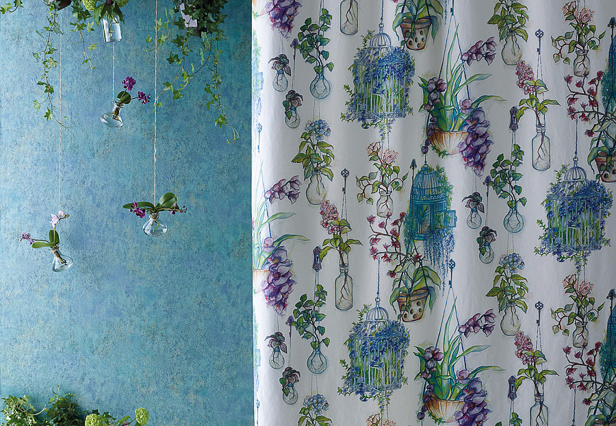 Ткань Osborne & Little Enchanted Gardens F7014/03