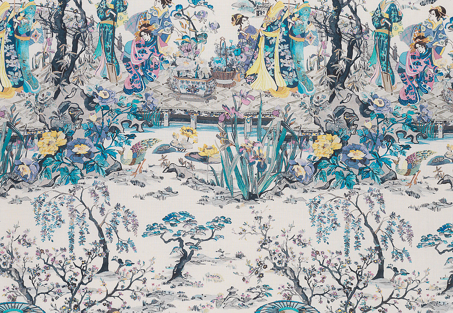 Ткань Osborne & Little Enchanted Gardens F7015/01
