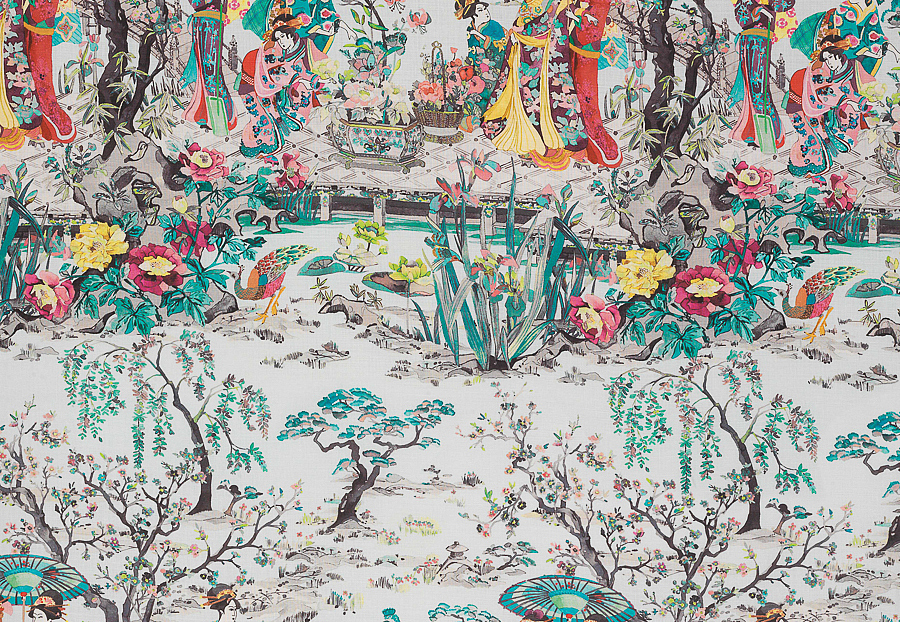Ткань Osborne & Little Enchanted Gardens F7015/02
