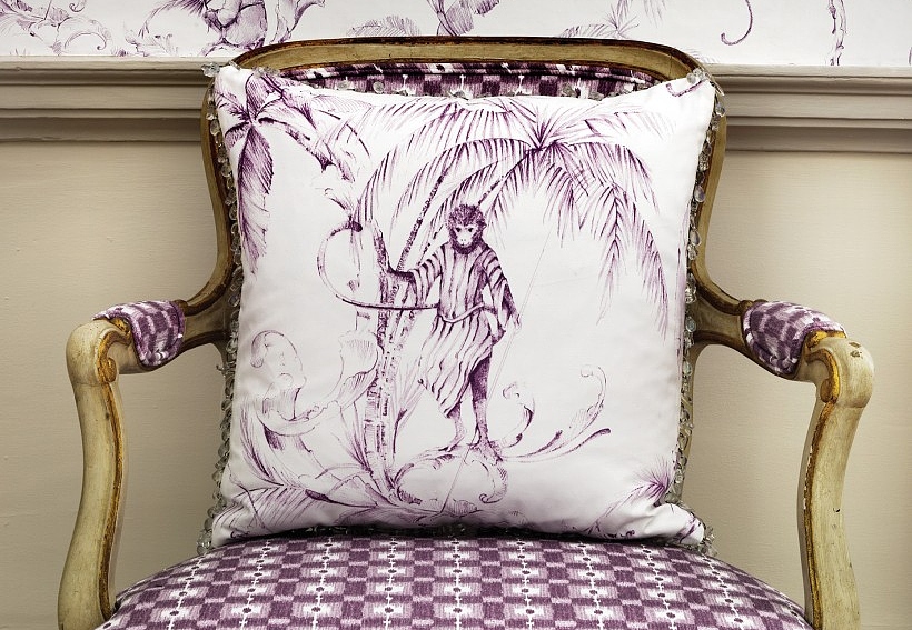Обои Nina Campbell Fontibre Wallpaper NCW4205-01