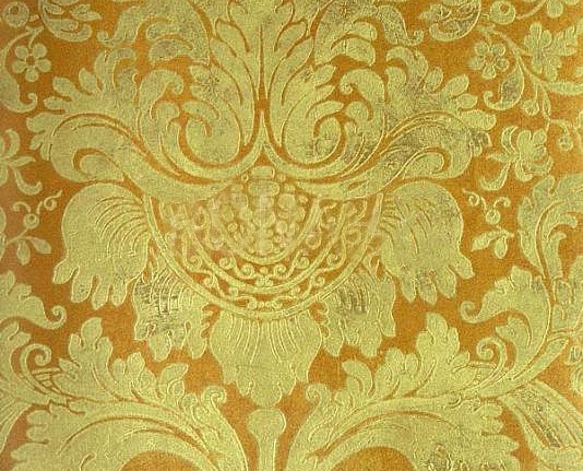 Обои Zuber Documents XII 40055A-CARAMEL-ARGENT