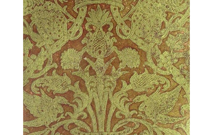 Французские обои Zuber, коллекция Documents XII, артикул 40105-BRIQUE-OR