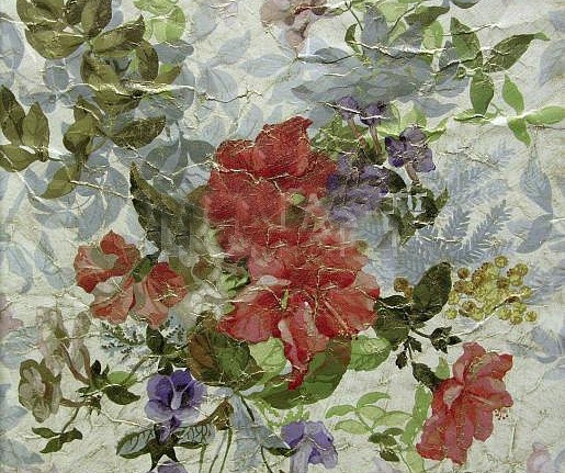 Обои Zuber Roses Anciennes ROSES-ANCIENNES-P-04