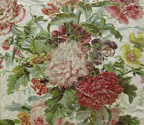 Обои Zuber Roses Anciennes ROSES-ANCIENNES-P-10