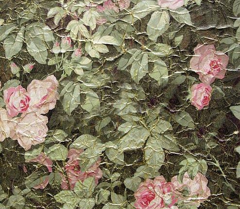 Обои Zuber Roses Anciennes ROSES-ANCIENNES-P-11