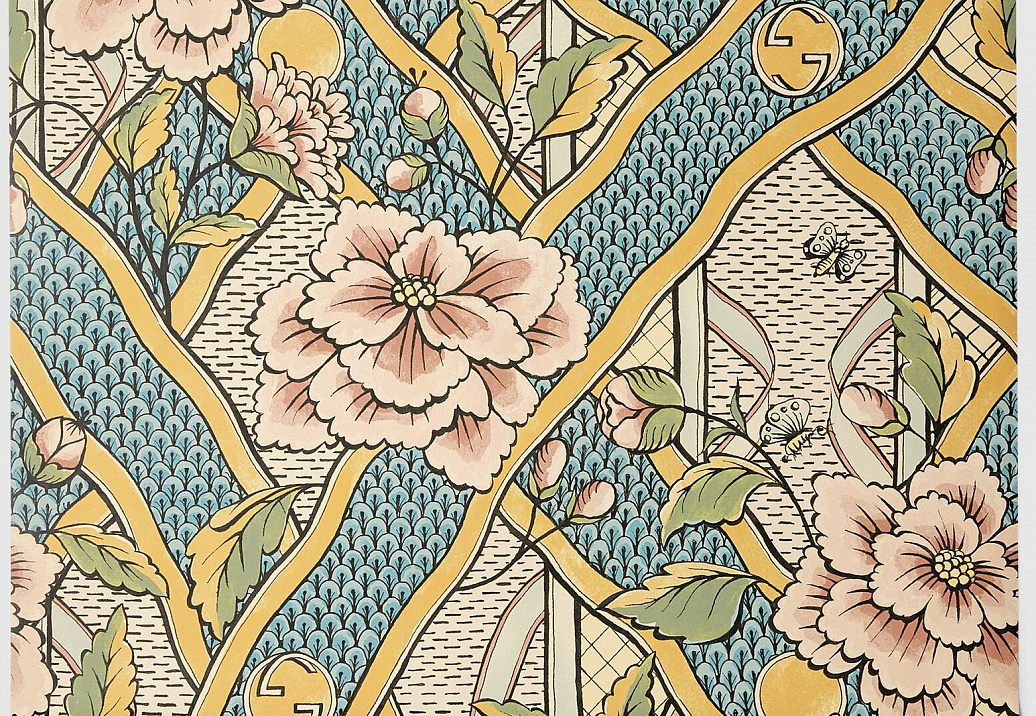Панно и фотообои Gucci Decor Wallpaper Collection 572991 ZAT01 3646