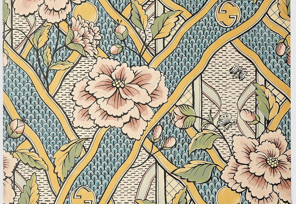 Панно и фотообои Gucci Decor Wallpaper Collection 572991 ZAT01 3646