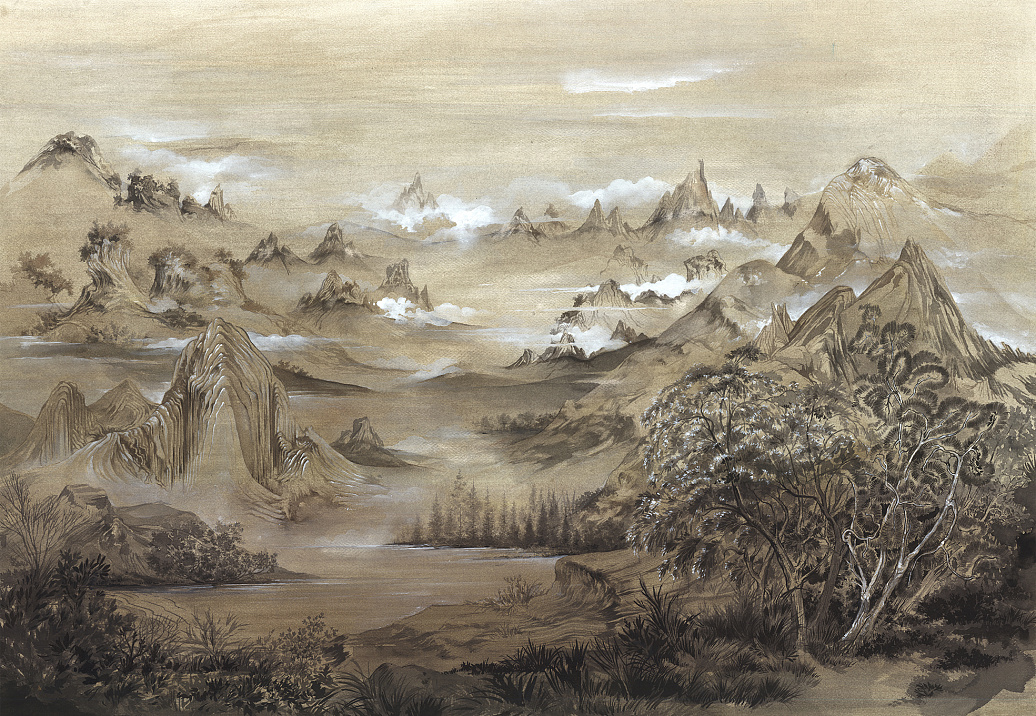 Панно и фотообои Coordonne Random Chinoiseries 7900020N