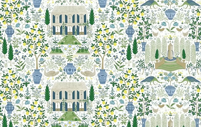 Американские обои York, коллекция Rifle Paper Co, артикул RI5109