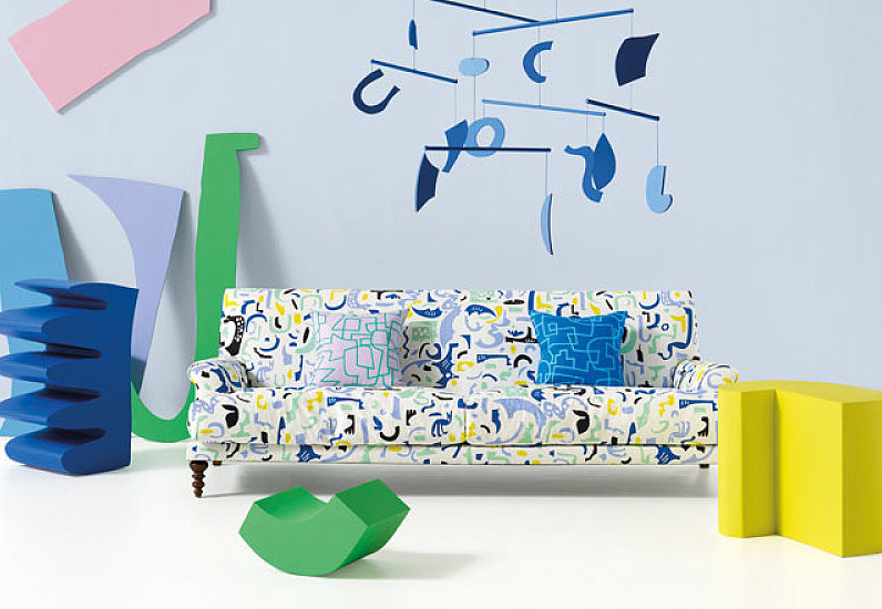 Ткань Kirkby Design Jon Burgerman K5142/07