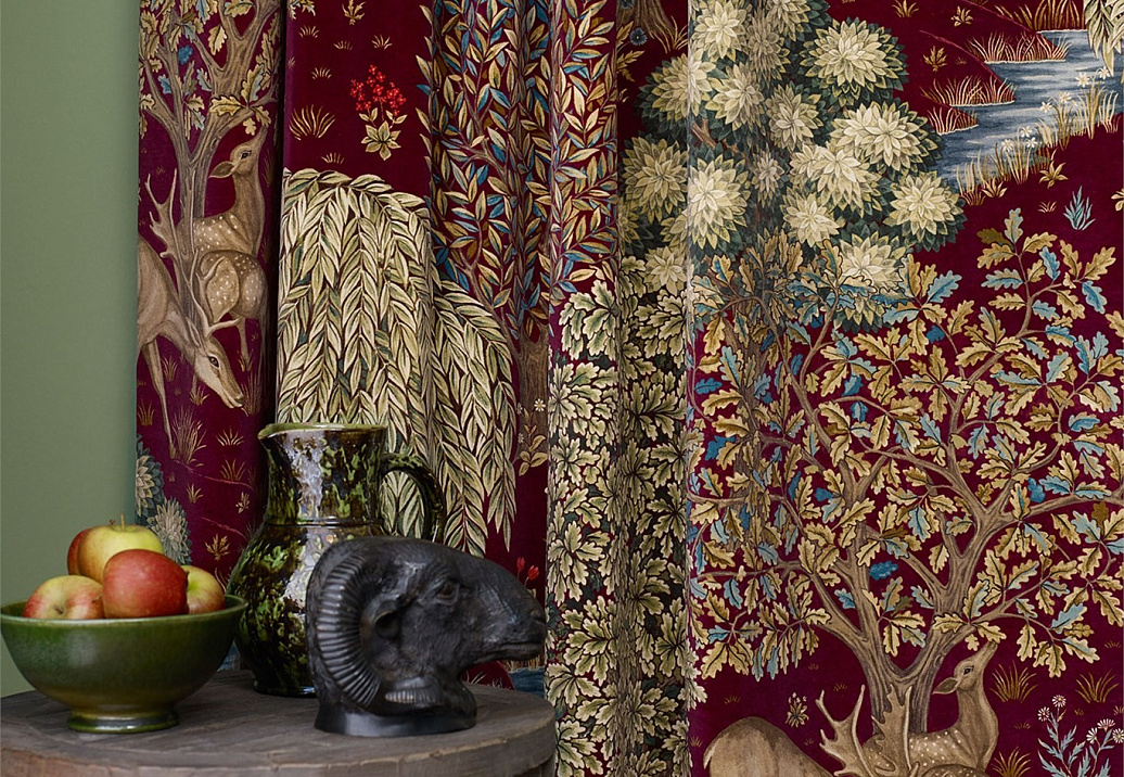 Ткань Morris & Co The Craftsman Fabrics 226473