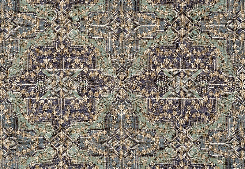 Ткань Mokum Majorelle Majorelle/Teal