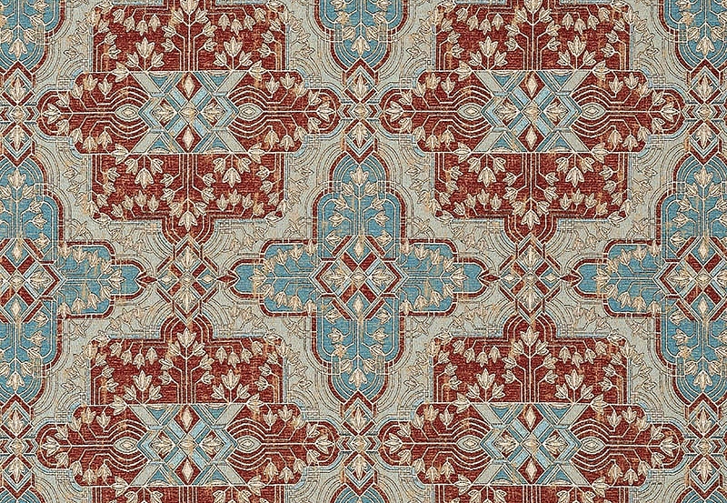 Ткань Mokum Majorelle Majorelle/Turquoise