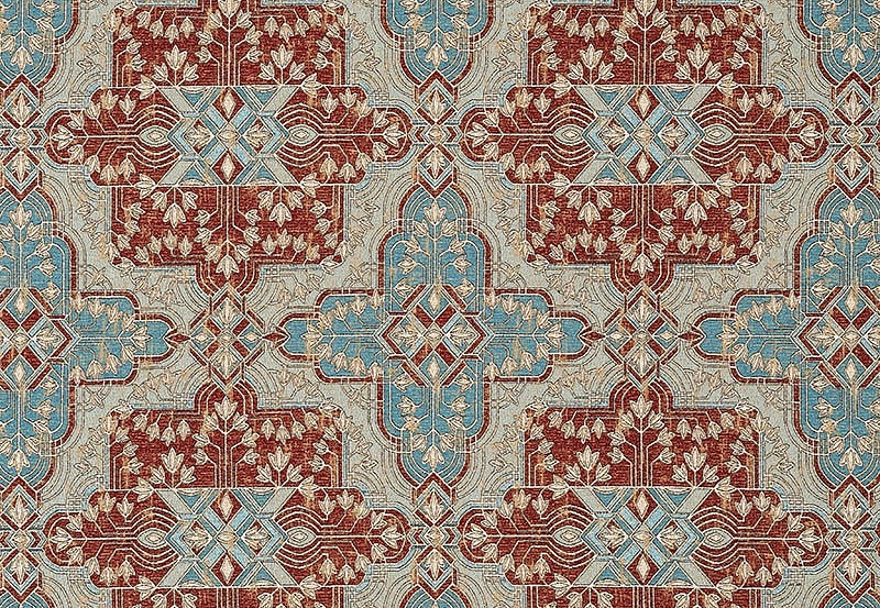Ткань Mokum Majorelle Majorelle/Turquoise