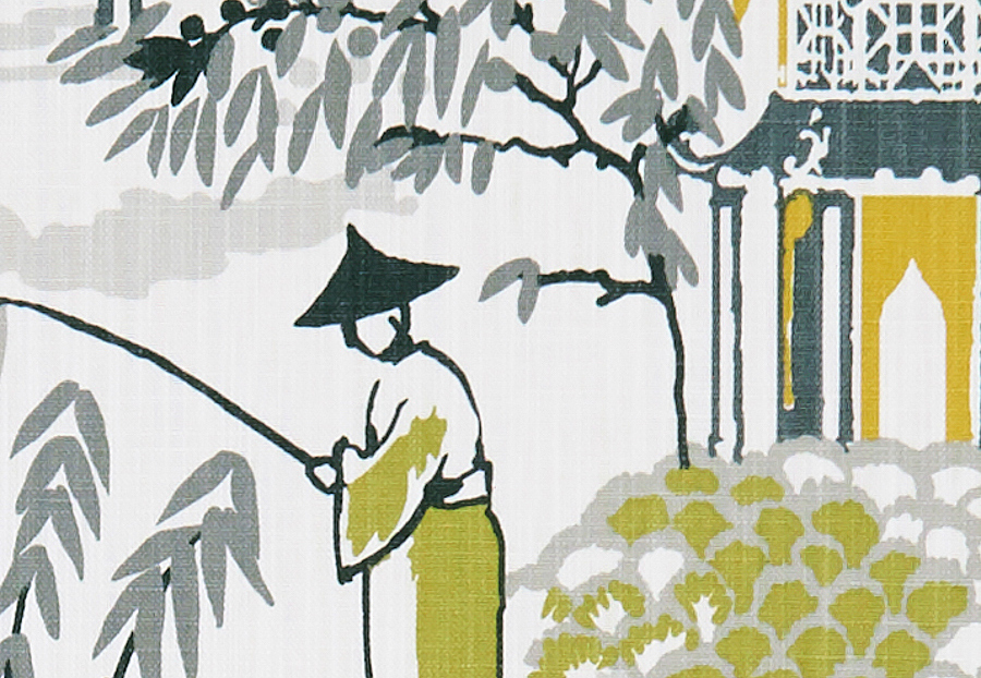 Ткань Clarke & Clarke Oriental Garden F1290/02