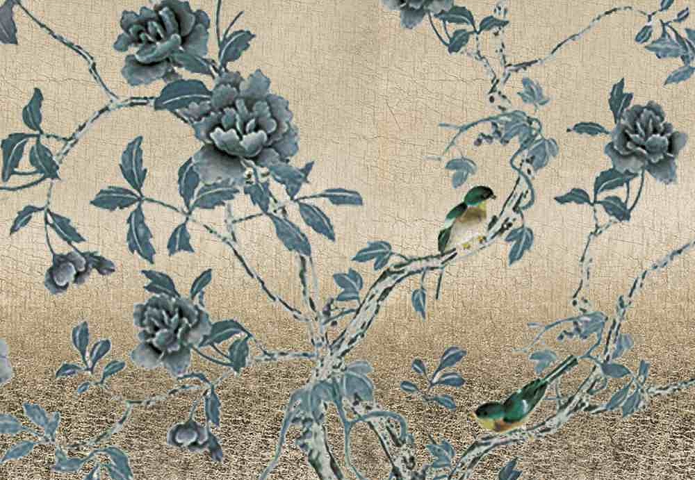 Панно и фотообои Misha China Classic P01417/White Gold