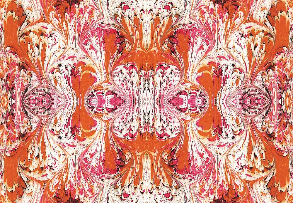 Обои Susi Bellamy Wallpaper Collection Orange Feathered