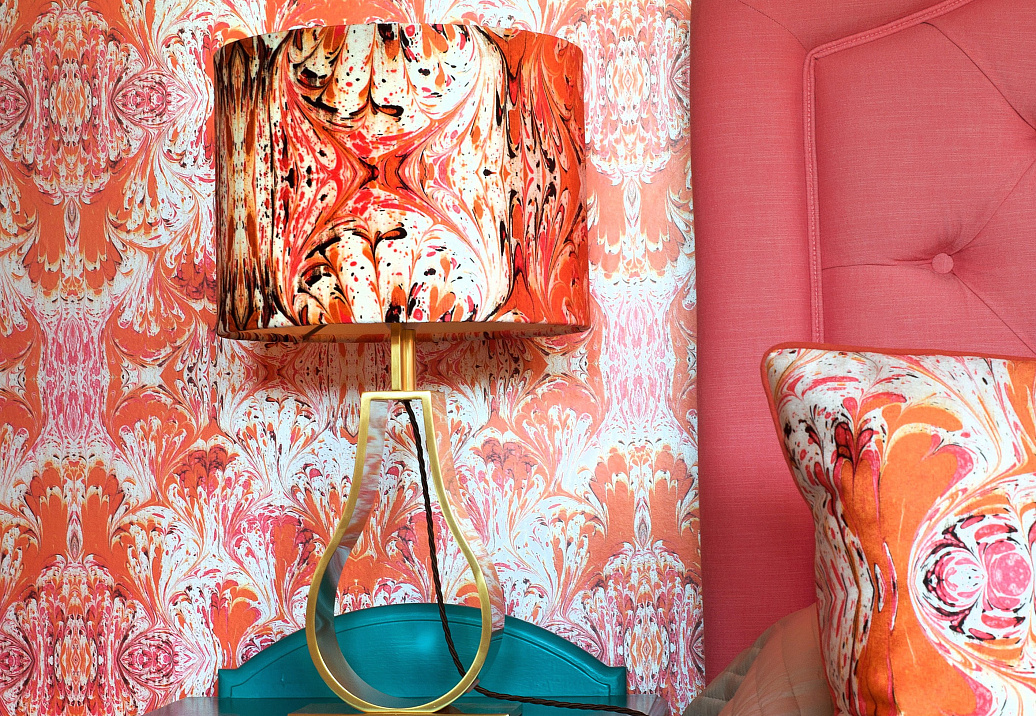 Обои Susi Bellamy Wallpaper Collection Orange Feathered