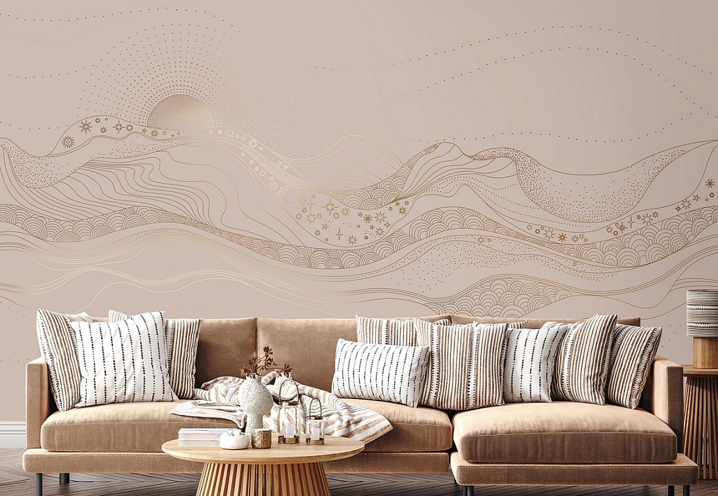 Панно и фотообои Affresco Lines L563