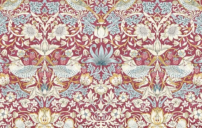 Английские обои Clarke & Clarke, коллекция William Morris Designs, артикул W0171/04