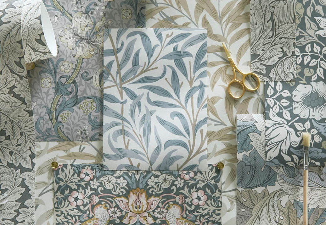 Обои Clarke & Clarke William Morris Designs W0173/01