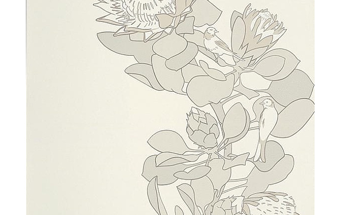 Английские обои Paint & Paper Library, коллекция Tresco, артикул Protea Trail Slate