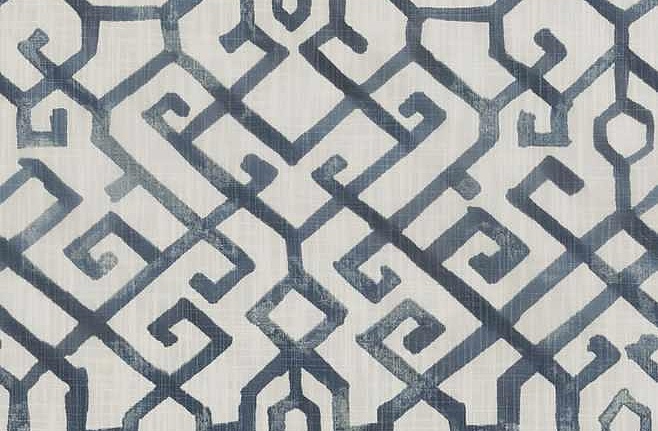 Ткань Fabricut Natural Nuances Vignettes Night Fluxroot/Blue