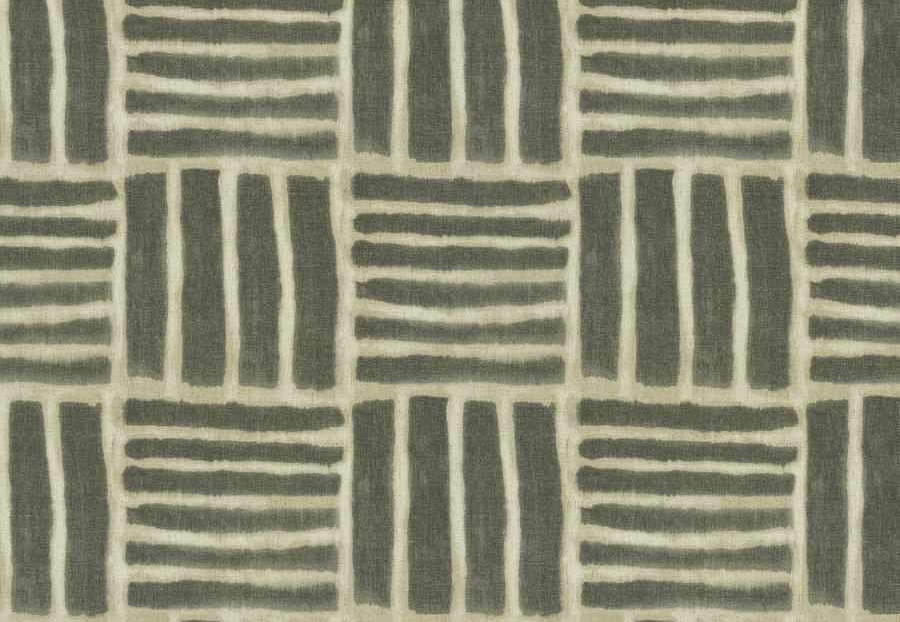 Ткань Fabricut Natural Nuances Vignettes Oyster Sabai/Charcoal