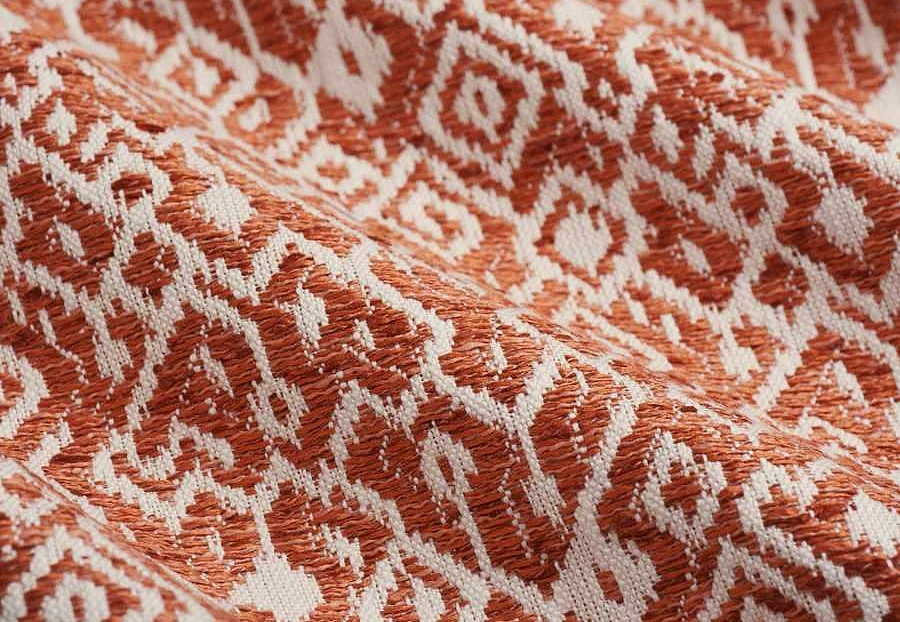 Ткань Fabricut Natural Nuances Vignettes Clay Rantipole/Coral