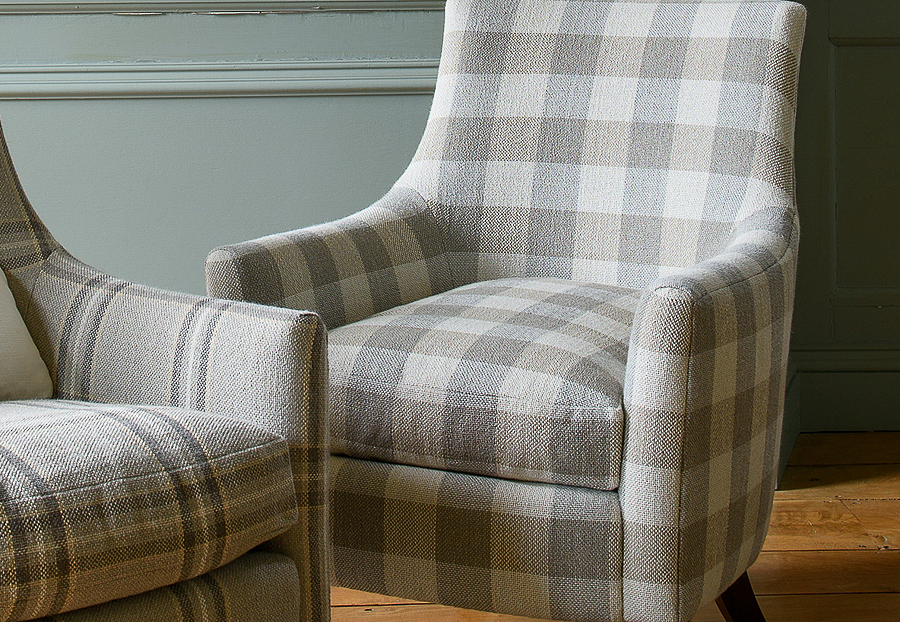 Ткань Colefax and Fowler Edgar Checks & Stripes F4525/01