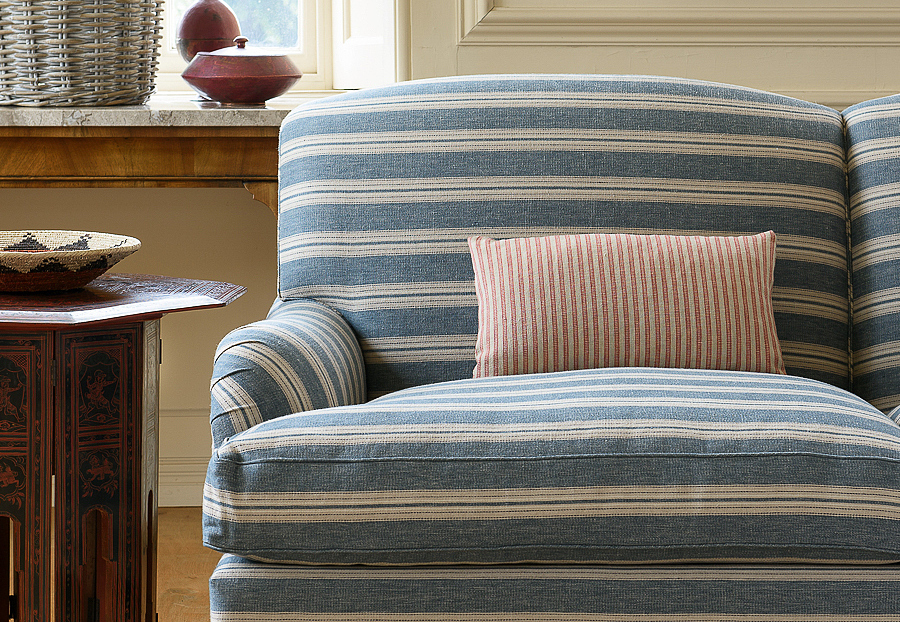 Ткань Colefax and Fowler Edgar Checks & Stripes F4527/03