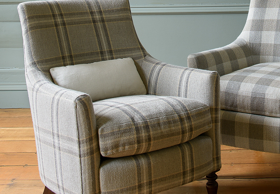 Ткань Colefax and Fowler Edgar Checks & Stripes F4524/01