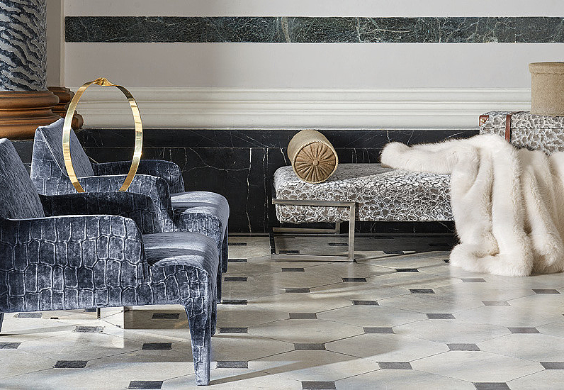 Ткань Zinc Lobby velvets Z513/05