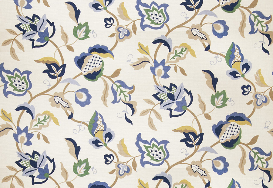 Ткань Trend Indigo Dove Gray Prints & Wovens Vol.III 02614/Indigo