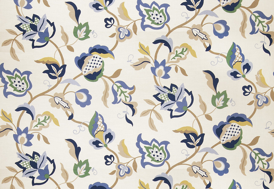 Ткань Trend Indigo Dove Gray Prints & Wovens Vol.III 02614/Indigo