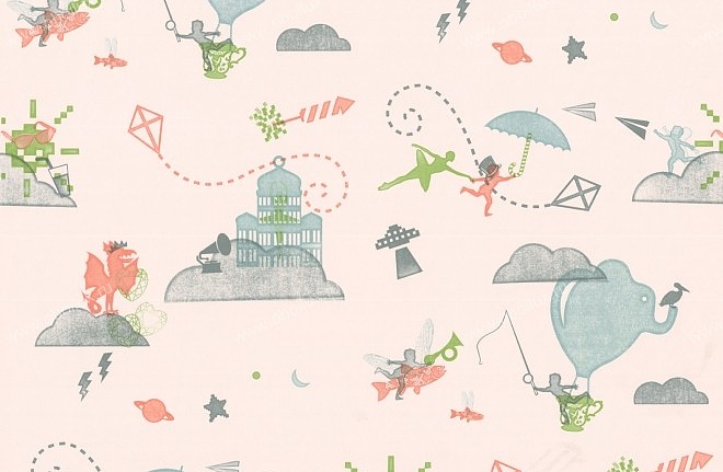 Обои Tres Tintas BCN Kids 2021-3