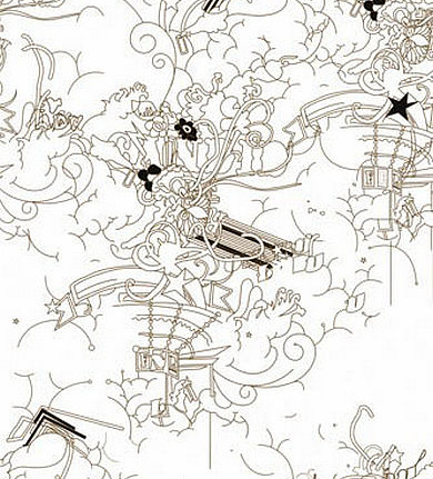 Обои Tres Tintas BCN All city papers 1980-3