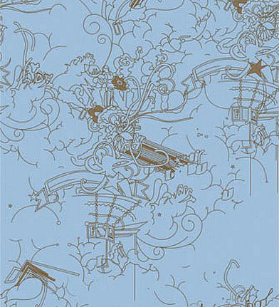 Обои Tres Tintas BCN All city papers 1980-5